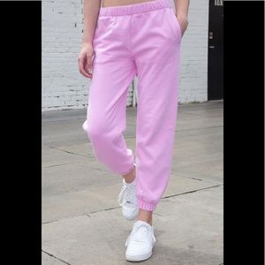 Brandy Melville Rosa Sweatpants Pink